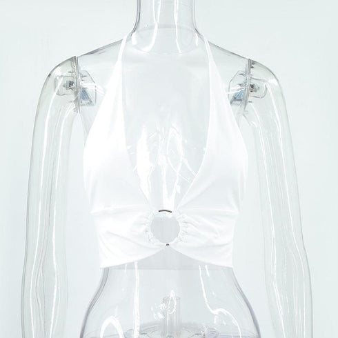 Super Hot Backless Chest Halter